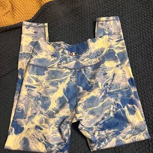 Champion Blue and Yellow Leggings
